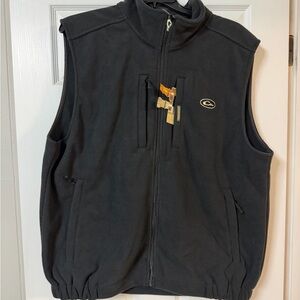 Drake Black Fleece Vest
